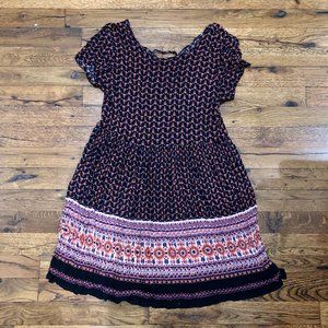 Pins and Needles Multicolored Boho Mini Dress